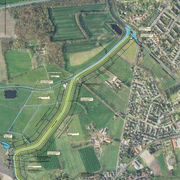 Hochwasserschutzplanung am Klosterbach/Varreler Bäke IDN-Projekt 5088